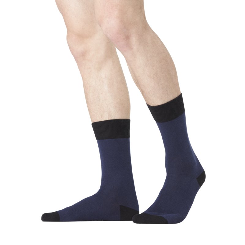 Lot de 6 Paires de Chaussettes de Ville coton homme peigné doux