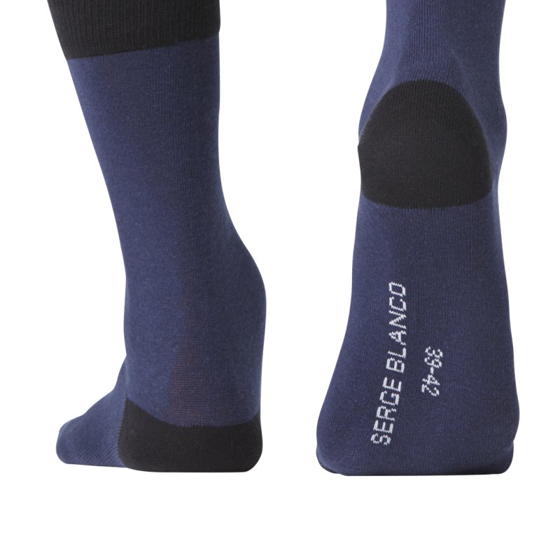 Lot de 6 Paires de Chaussettes de Ville coton homme peigné doux