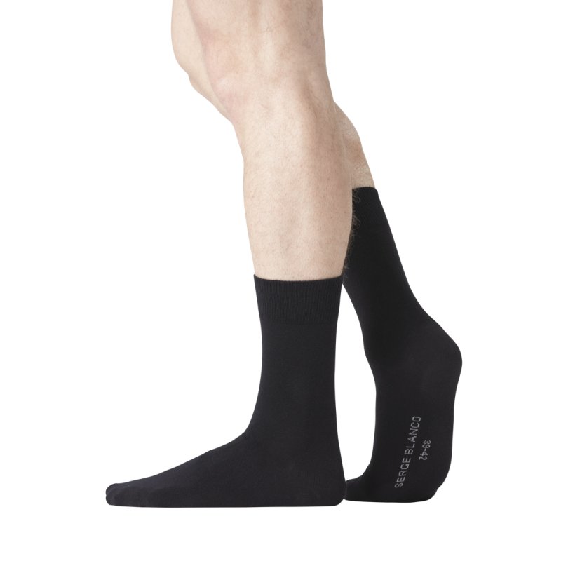 Lot de 6 Paires de Chaussettes de Ville coton homme peigné doux