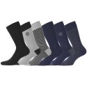 Lot de 6 Paires de Chaussettes de Ville coton homme peigné doux