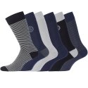 Lot de 6 Paires de Chaussettes de Ville coton homme peigné doux