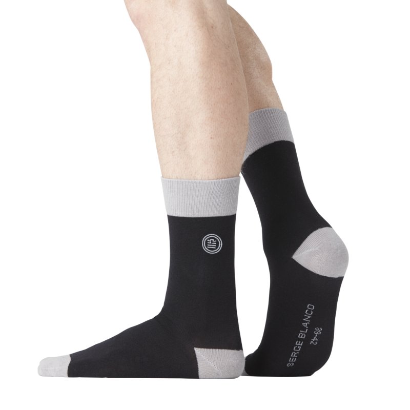 Lot de 6 Paires de Chaussettes de Ville coton homme peigné doux