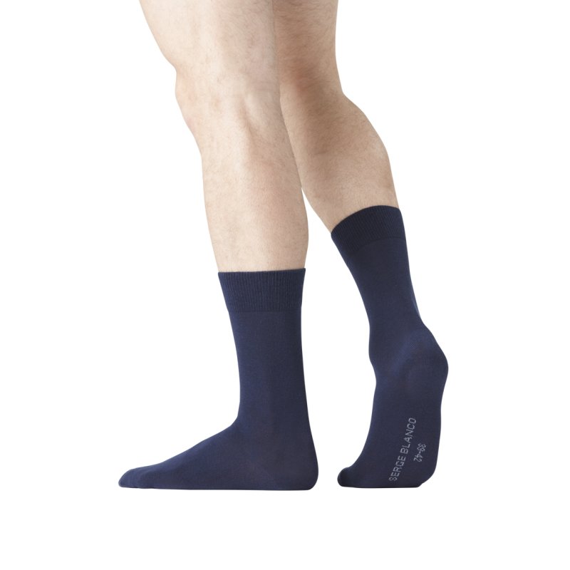 Lot de 6 Paires de Chaussettes de Ville coton homme peigné doux