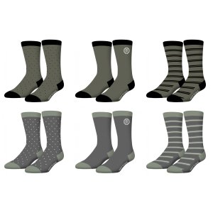 Lot de 6 paires de chaussettes de ville Town ED
