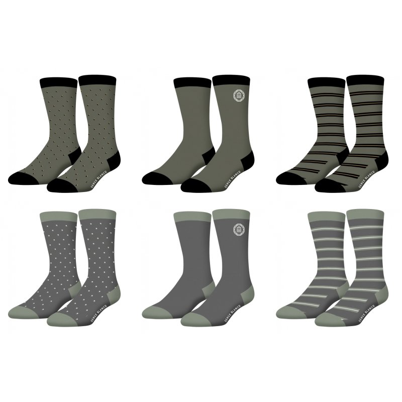 Lot de 6 paires de chaussettes de ville Town ED