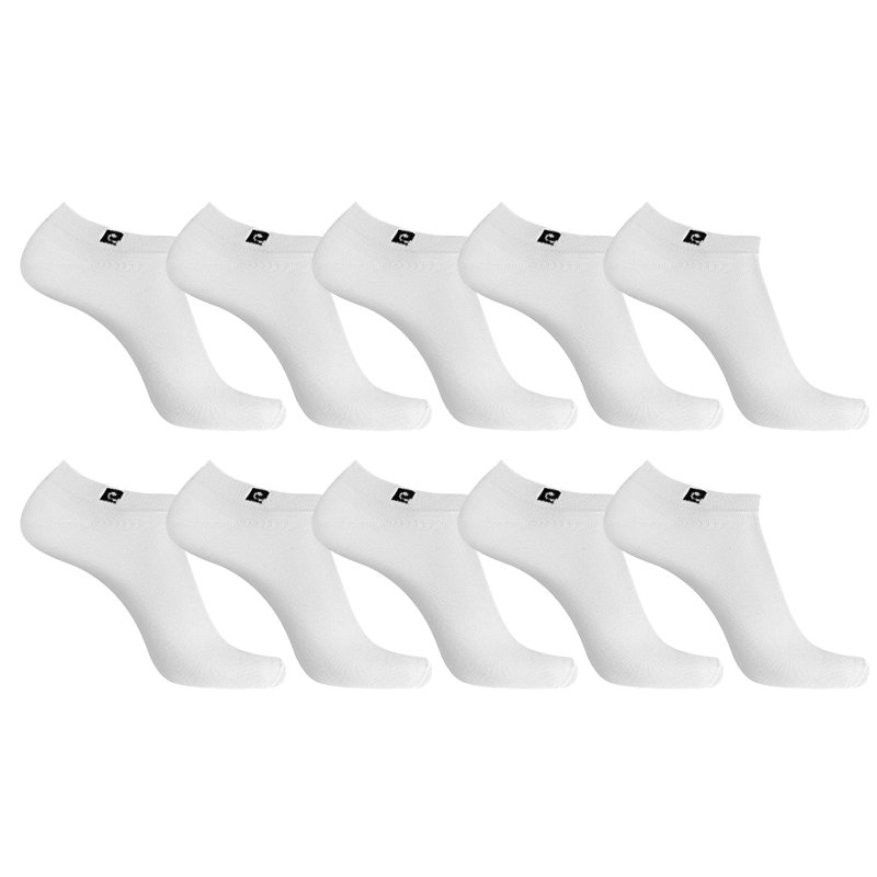 Lot de 10 Paires de chaussettes tiges courtes unies modèle PC 0372