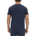 Lot de 3 T-shirts homme en coton uni col rond imprimé poitrine