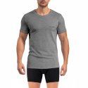 T-shirt homme en col rond avec print signature sur la poitrine