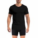T-shirt homme en col rond avec print signature sur la poitrine