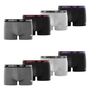 Lot de 8 Boxers coton homme Uni
