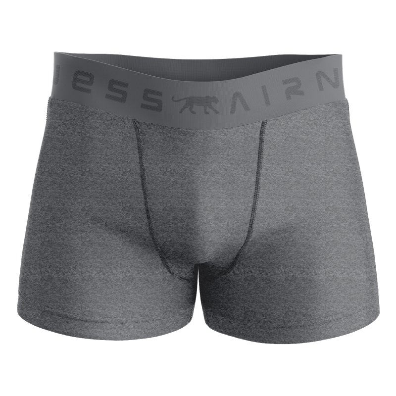 Lot de 3 Boxers homme Coton Gris clair/Gris foncé/Anthracite Uni - Airness