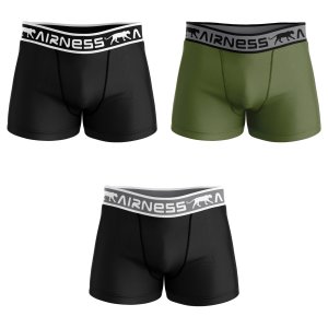 AIRNESS Lot de 3 boxers homme en coton Starter AIRNESS Lot de 3 boxers homme en coton Starter
