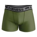 Lot de 3 Boxers homme Coton Noir/Gris foncé/Kaki Uni - Airness