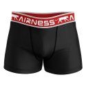 Lot de 5 Boxers homme Coton Noir/Rouge/Blanc/Bleu Uni - Airness