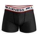Lot de 5 Boxers homme Coton Noir/Rouge/Blanc/Bleu Uni - Airness