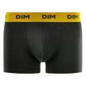 Lot de 3 Boxers homme Coton Uni  Noir/Jaune/Lila/Gris Mix and Colors - Dim