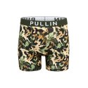 Boxer homme Polyester Kaki/Vert/Beige/Marron Imprimé - Pull In