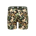 Boxer homme Polyester Kaki/Vert/Beige/Marron Imprimé - Pull In