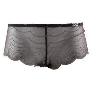 LOU PARIS Boxer Femme Dentelle DELICE Moka