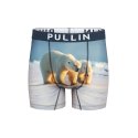 Boxer homme Polyester Blanc/Beige Imprimé - Pull In