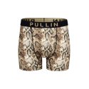 Boxer homme Polyester Beige/Marron/Noir Imprimé - Pull In