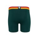Boxer homme Coton Vert foncé/Orange/Rouge/Noir Uni - Pull In