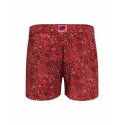 Boxer homme Lyocell Rouge/Blanc Imprimé - Pull In