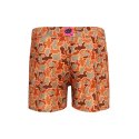 Boxer homme Lyocell Orange Imprimé - Pull In