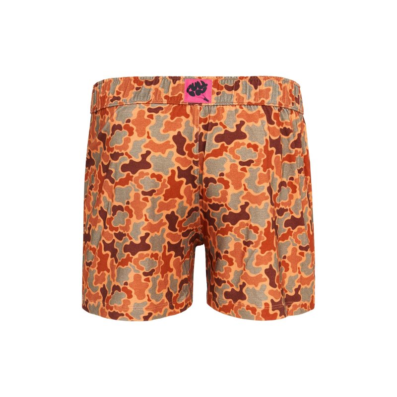 Boxer homme Lyocell Orange Imprimé - Pull In