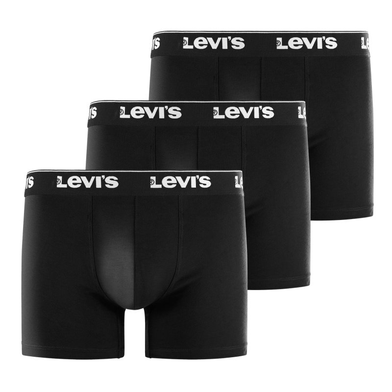 Lot de 3 boxers homme Coton Noir - Levis