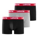 Lot de 3 boxers homme Coton Noir/Gris - Levis
