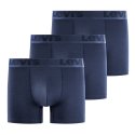 Lot de 3 Boxers Premium Homme Coton Bleu Unis - Levis