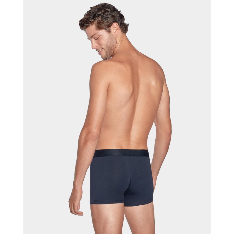 Lot de 2 Boxers homme Coton Rouge/Noir - Eden Park