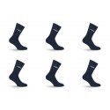Lot de 6 Paires de Chaussettes homme Ville Bleu Marine Uni - Fila