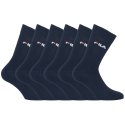 Lot de 6 Paires de Chaussettes homme Ville Bleu Marine Uni - Fila