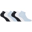 Lot de 6 Paires de Chaussettes homme Socquettes Blanc/Bleu clair/Noir Uni - Fila