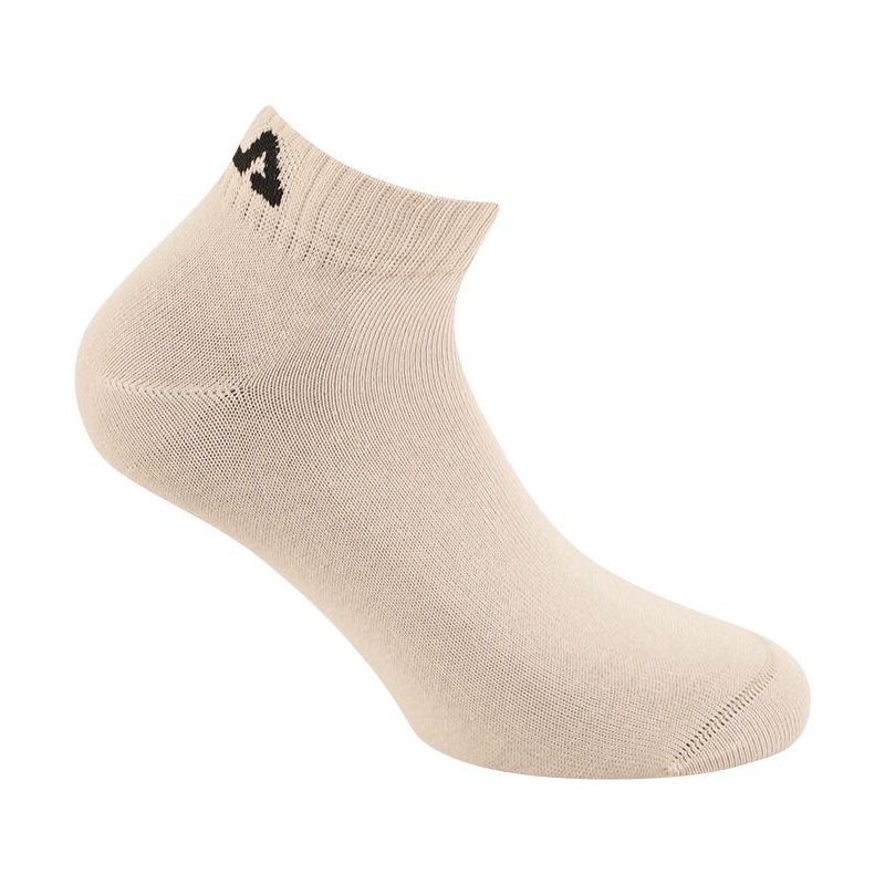 Lot de 6 Paires de Chaussettes homme Courtes Ecru/Beige/Marron Uni - Fila