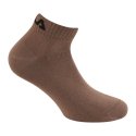 Lot de 6 Paires de Chaussettes homme Courtes Ecru/Beige/Marron Uni - Fila