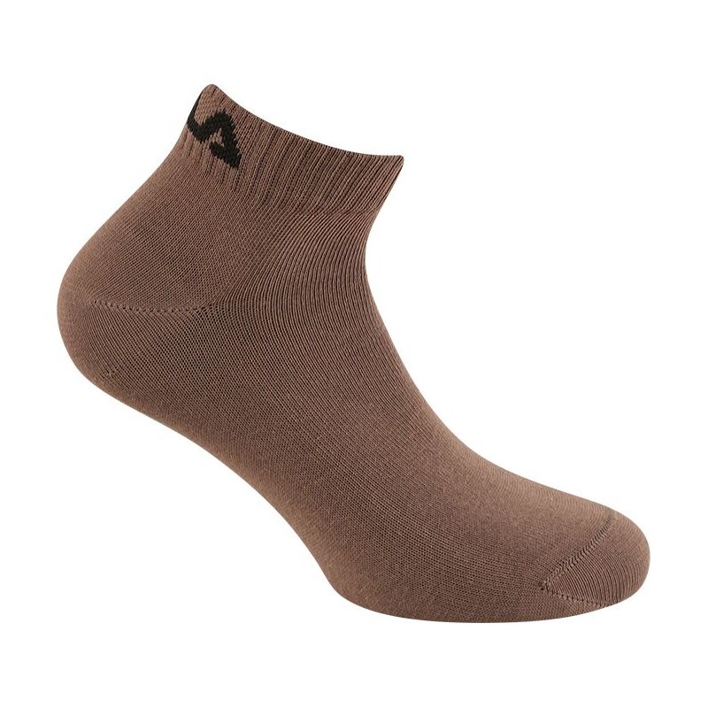 Lot de 6 Paires de Chaussettes homme Courtes Ecru/Beige/Marron Uni - Fila