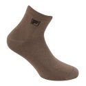 Lot de 6 Paires de Chaussettes homme Courtes Ecru/Beige/Marron Uni - Fila