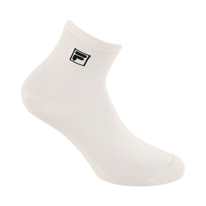 Lot de 6 Paires de Chaussettes homme Courtes Ecru/Beige/Marron Uni - Fila