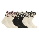 Lot de 6 Paires de Chaussettes homme Tennis Mode, Sportif Beige/Noir/Bordeaux/Kaki - Fila