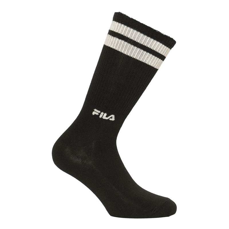 Lot de 6 Paires de Chaussettes homme Tennis Mode, Sportif Noir/Kaki/Blanc/Marron/Camel/Beige - Fila