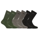 Lot de 6 Paires de Chaussettes homme Tennis Kaki/Beige/Noir - Fila