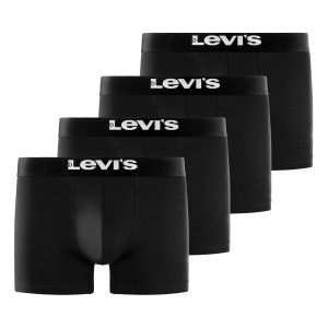 Lot de 4 Boxers Homme Coton Noir - Levis