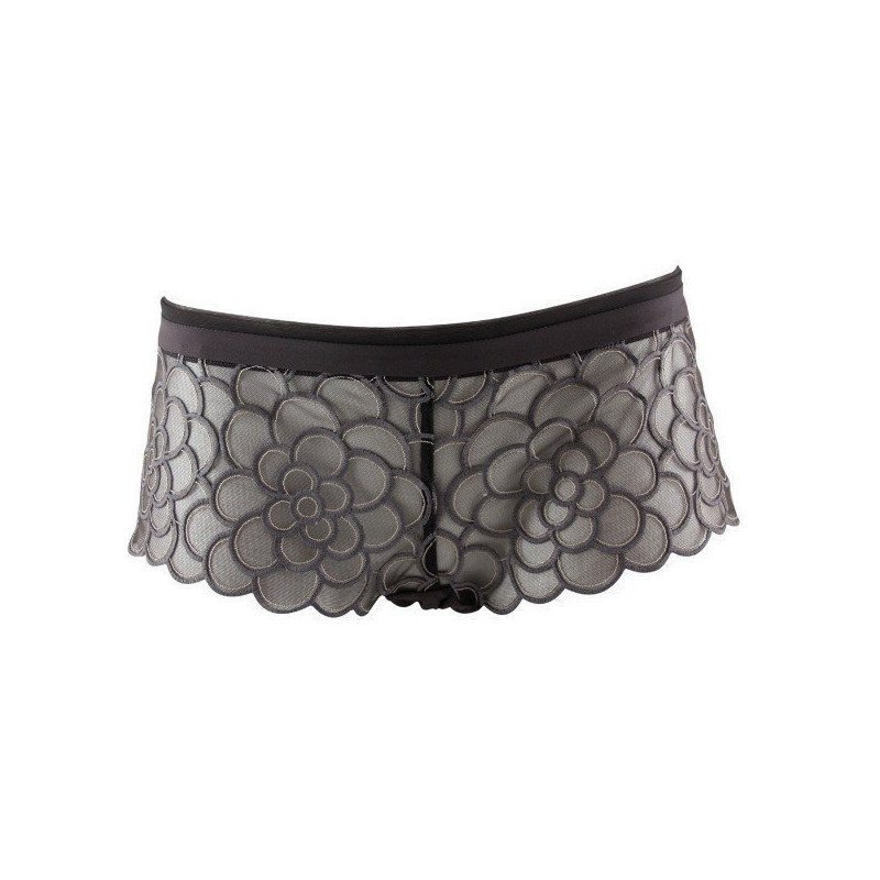 LOU PARIS Boxer Femme Microfibre LOU CODE Ardoise