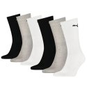 Lot de 6 Paires de Chaussettes Tennis homme Blanc/Gris/Noir - Puma