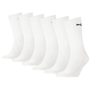 Lot de 6 Paires de Chaussettes Tennis homme Blanc - Puma