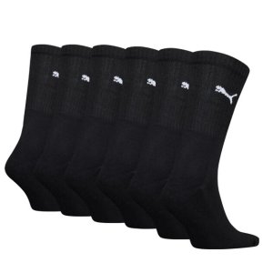 Lot de 6 Paires de Chaussettes Tennis homme Noir - Puma