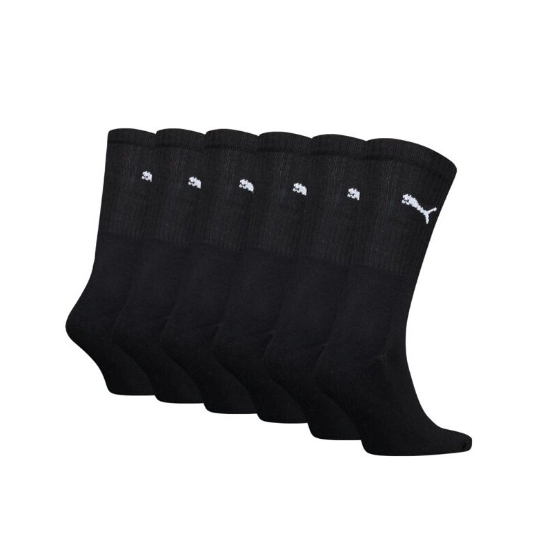 Lot de 6 Paires de Chaussettes Tennis homme Noir - Puma